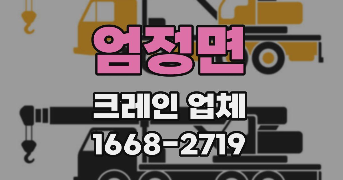 엄정면 크레인 업체