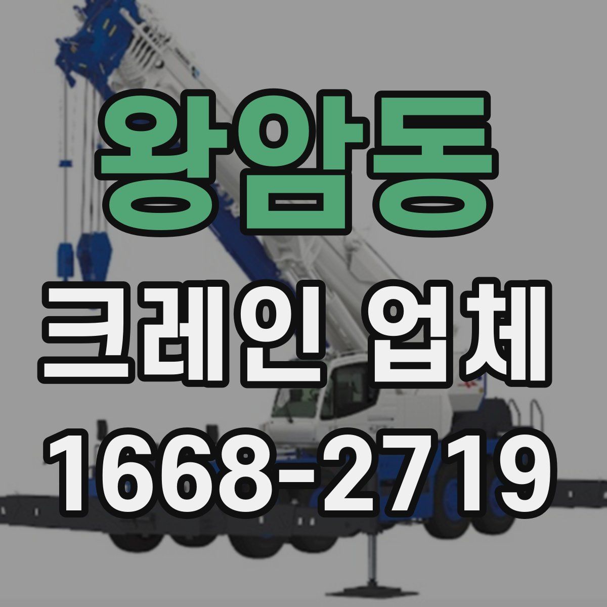 왕암동 크레인 업체