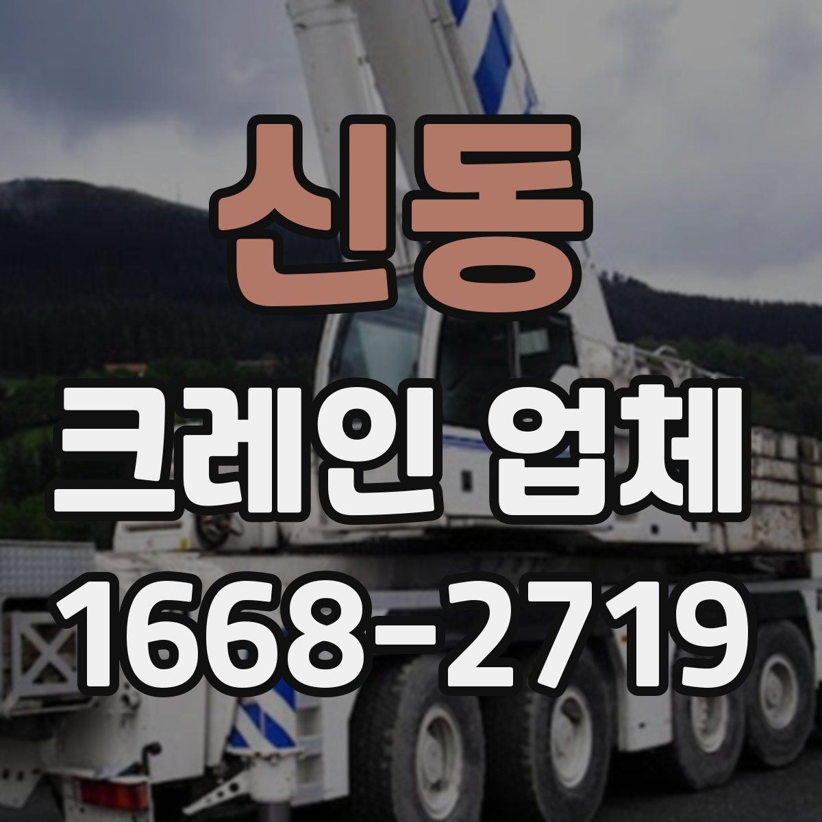 신동 크레인 업체