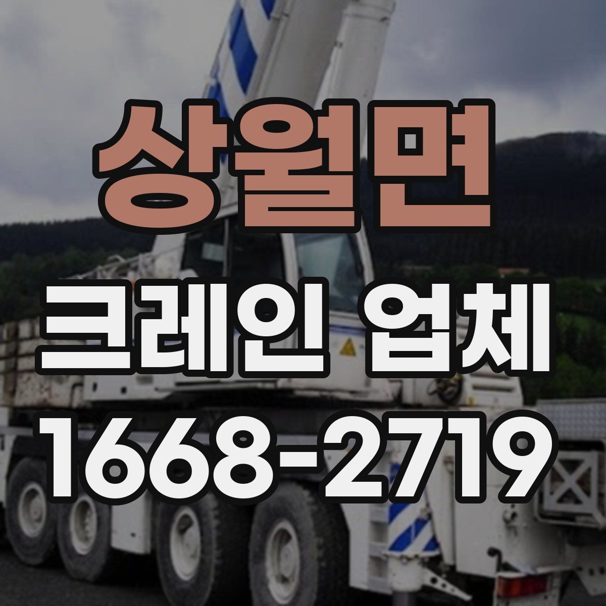 상월면 크레인 업체