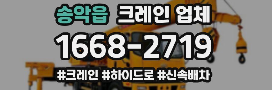 송악읍 크레인 업체