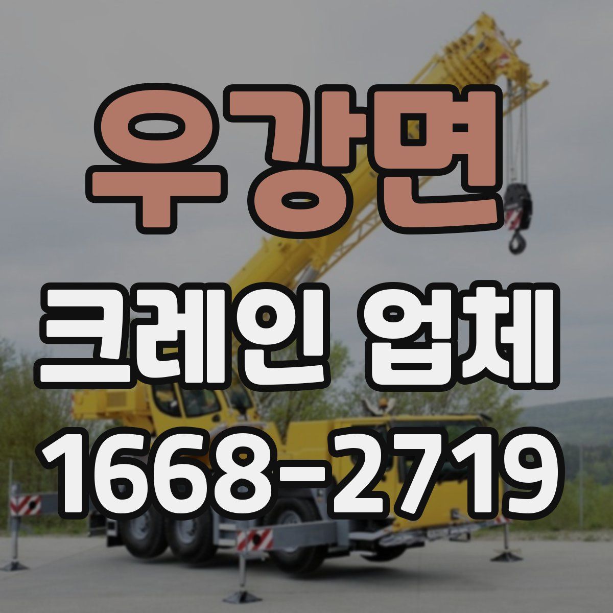 우강면 크레인 업체