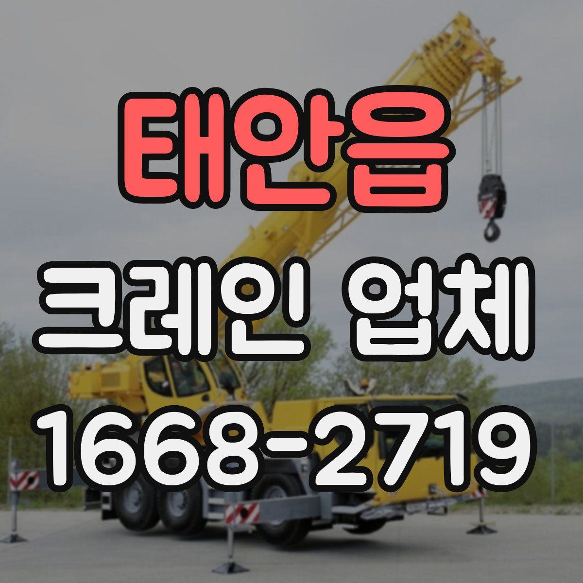 태안읍 크레인 업체