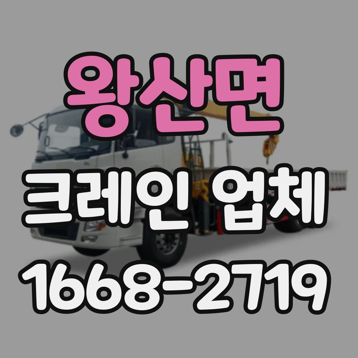 왕산면 크레인 업체