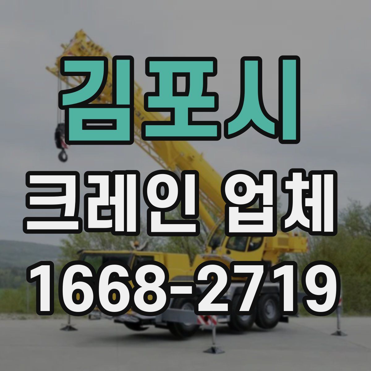 김포시 크레인 업체