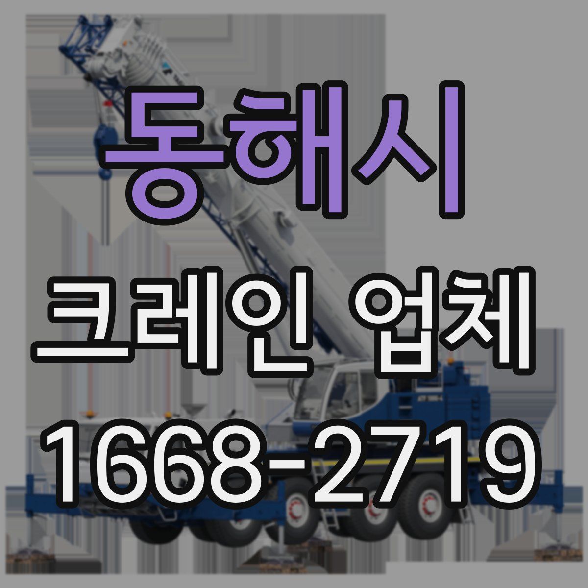 동해시 크레인 업체