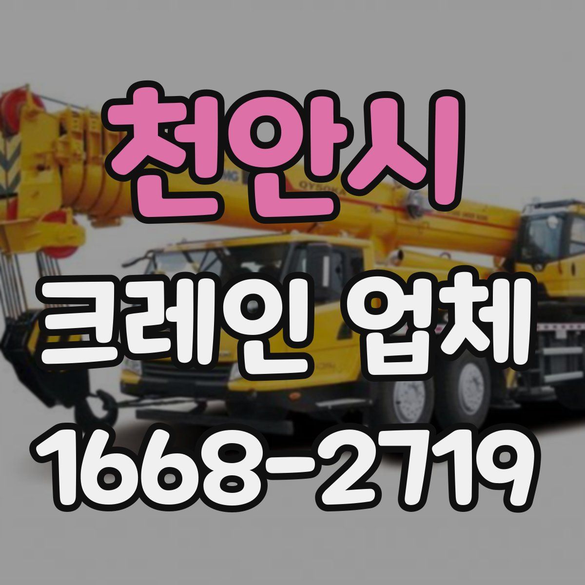 천안시 크레인 업체