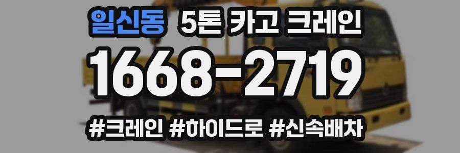 일신동 5톤 카고 크레인