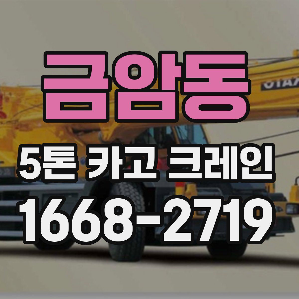 금암동 5톤 카고 크레인