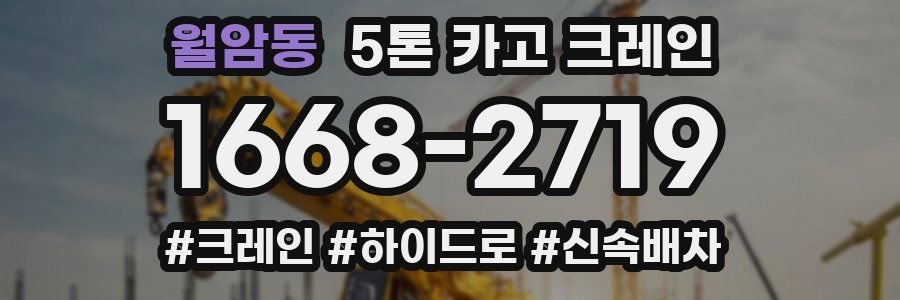 월암동 5톤 카고 크레인