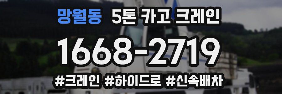 망월동 5톤 카고 크레인