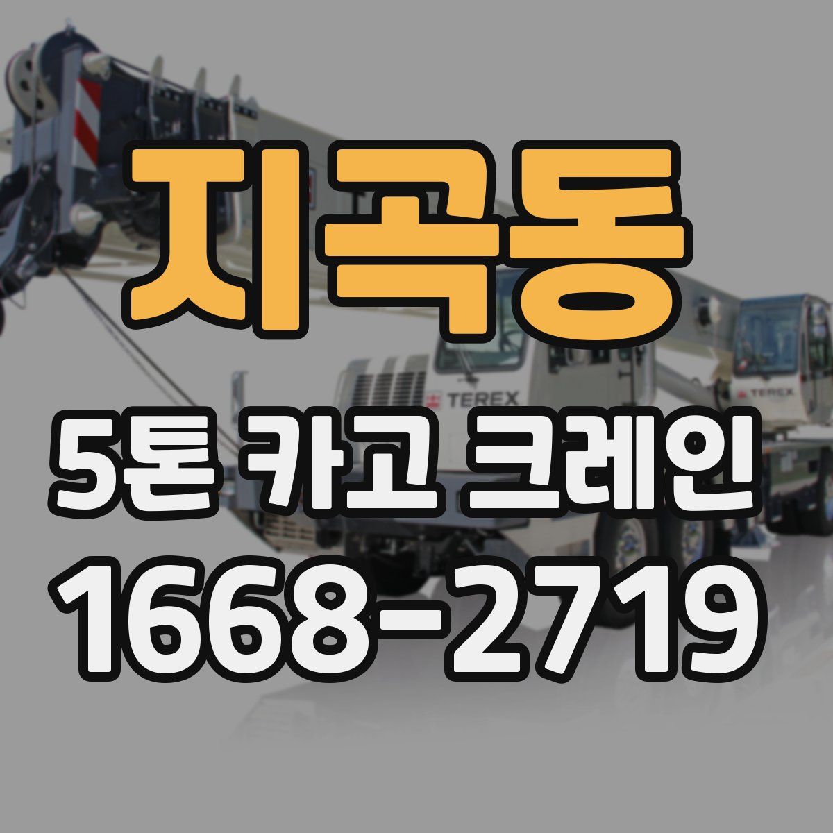 지곡동 5톤 카고 크레인