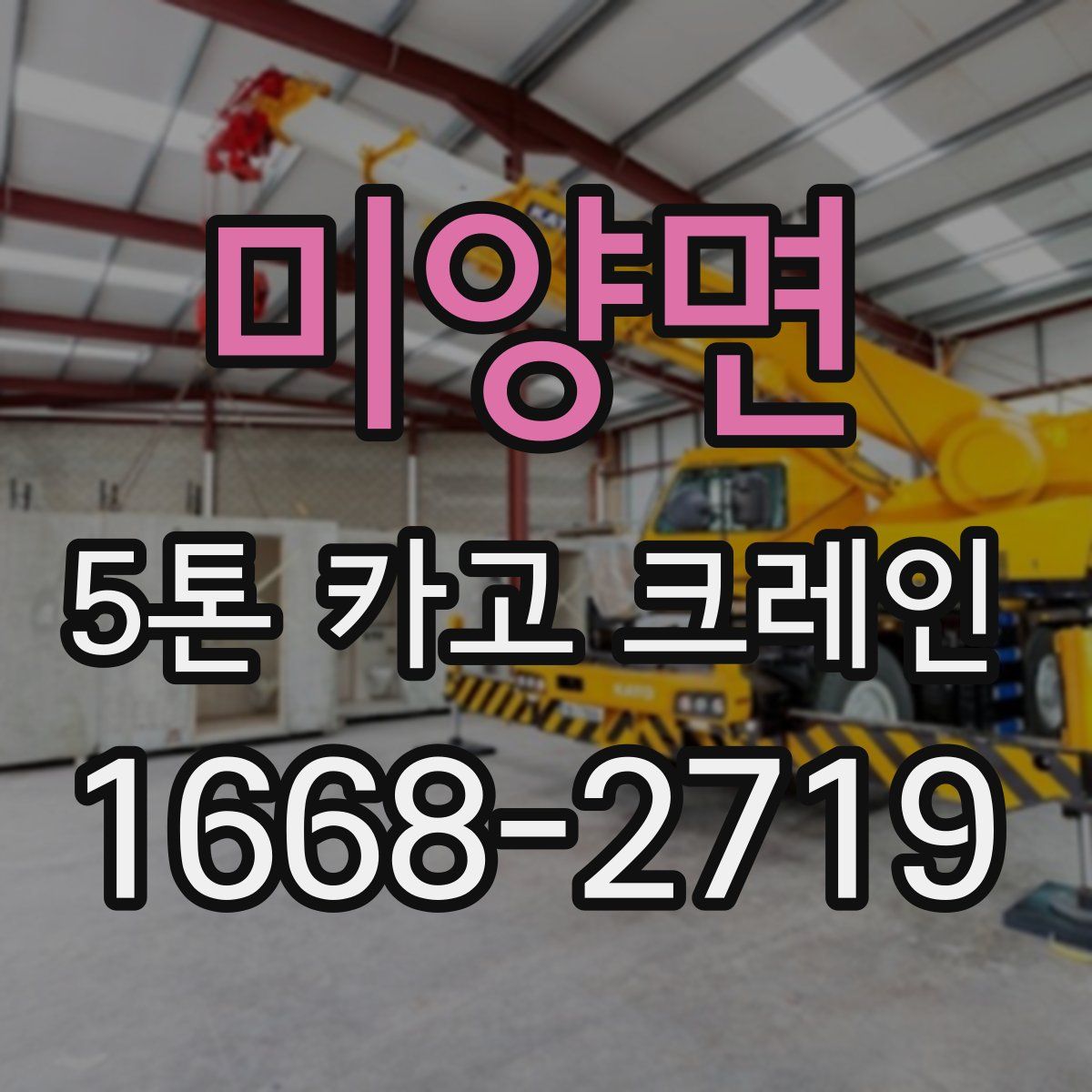 미양면 5톤 카고 크레인