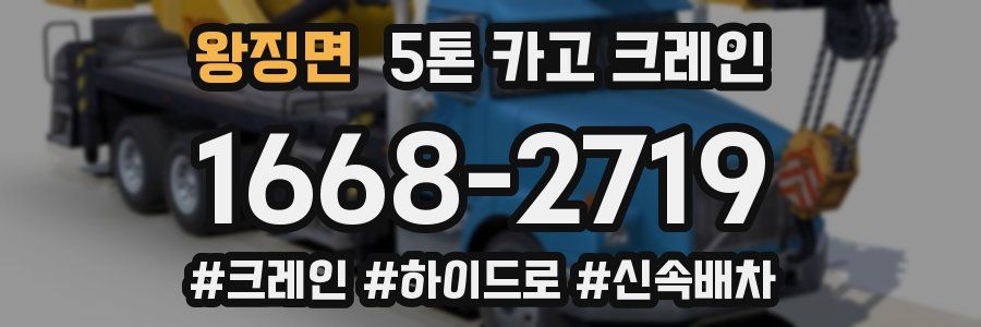 왕징면 5톤 카고 크레인