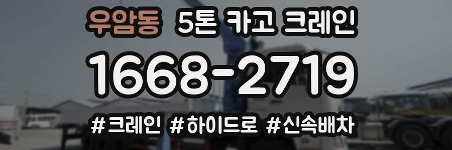 우암동 5톤 카고 크레인