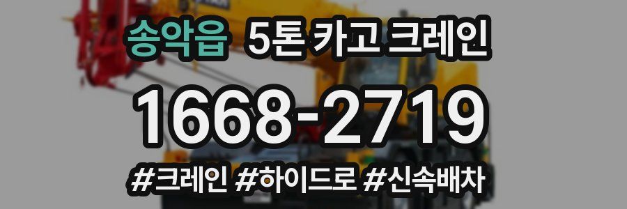 송악읍 5톤 카고 크레인