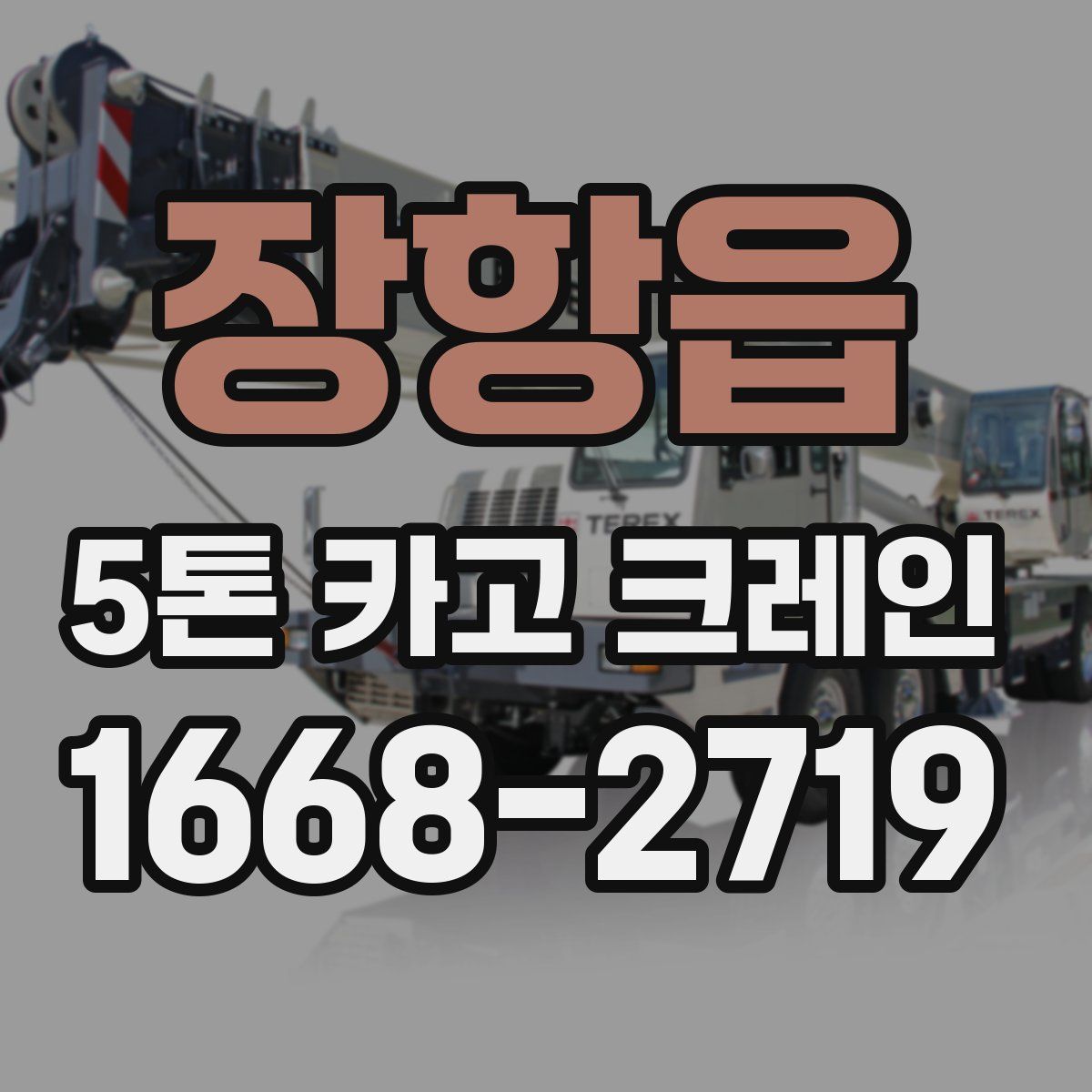 장항읍 5톤 카고 크레인