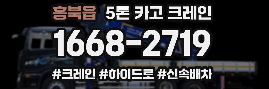 홍북읍 5톤 카고 크레인