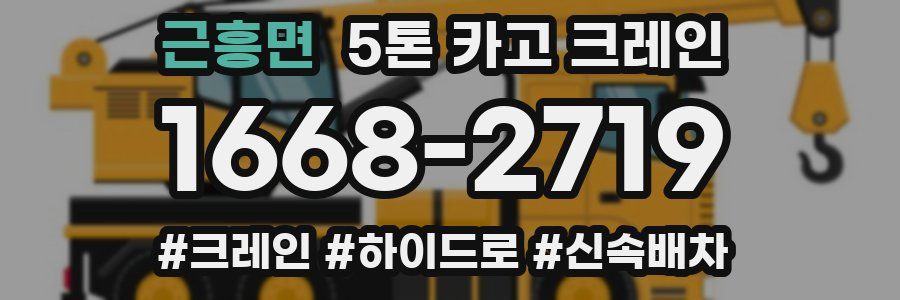 근흥면 5톤 카고 크레인