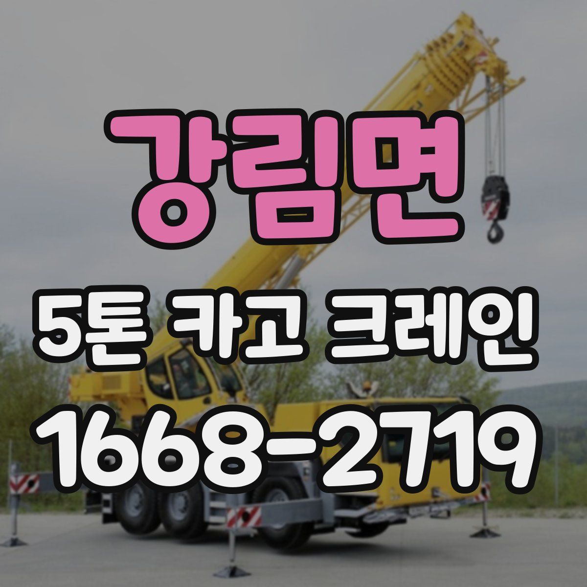 강림면 5톤 카고 크레인