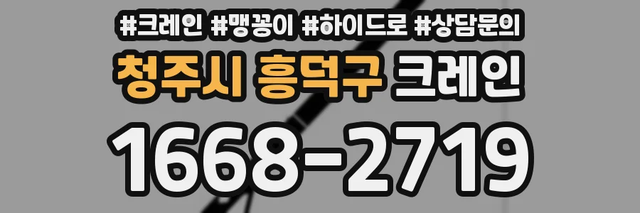 청주시 흥덕구 크레인