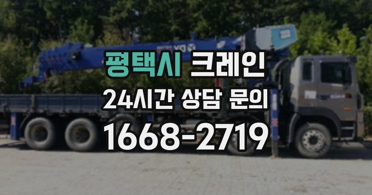 평택시 크레인