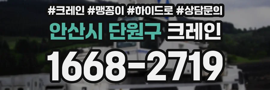 안산시 단원구 크레인