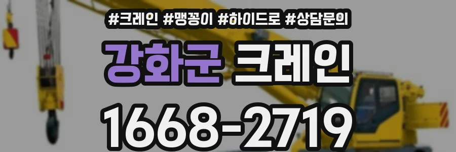 강화군 크레인