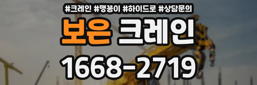 보은 크레인