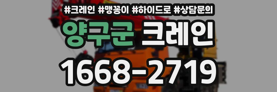양구군 크레인