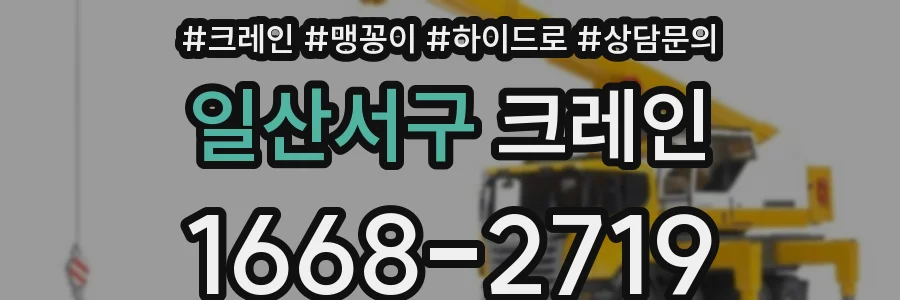 일산서구 크레인