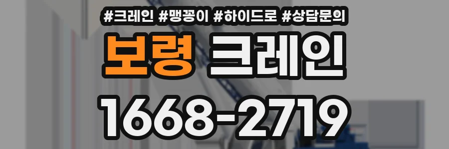 보령 크레인