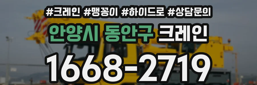 안양시 동안구 크레인