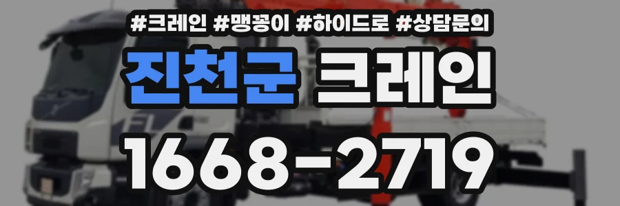 진천군 크레인