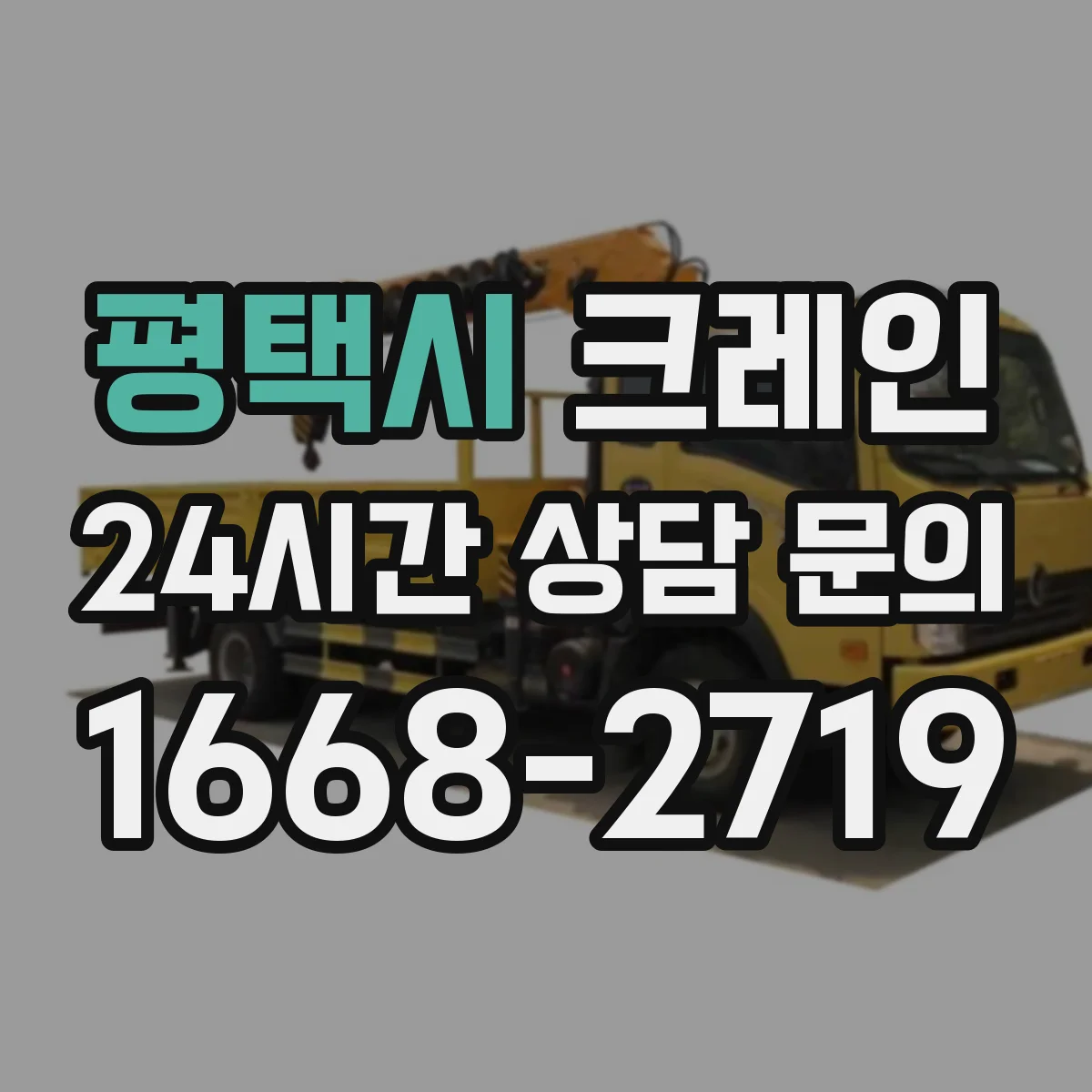 평택시 크레인