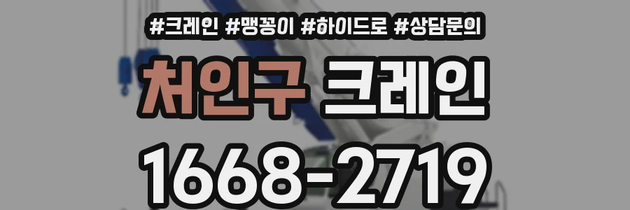 처인구 크레인