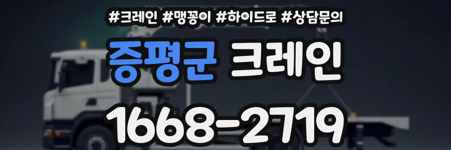 증평군 크레인