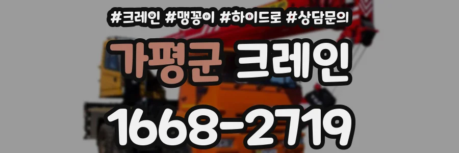 가평군 크레인