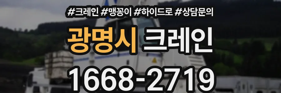 광명시 크레인