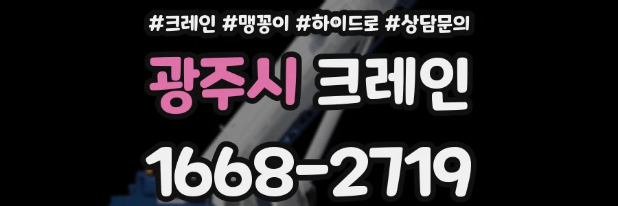 광주시 크레인