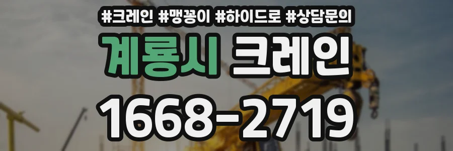 계룡시 크레인