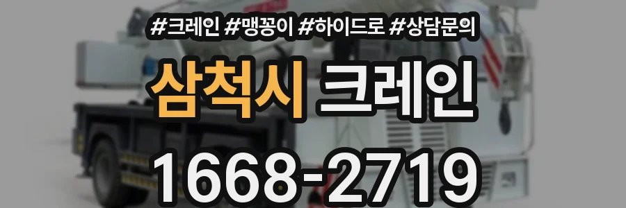 삼척시 크레인