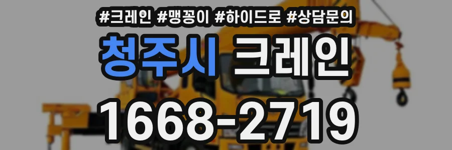 청주시 크레인