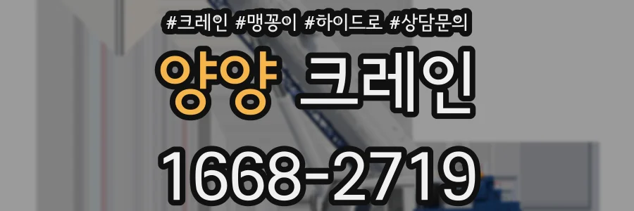 양양 크레인
