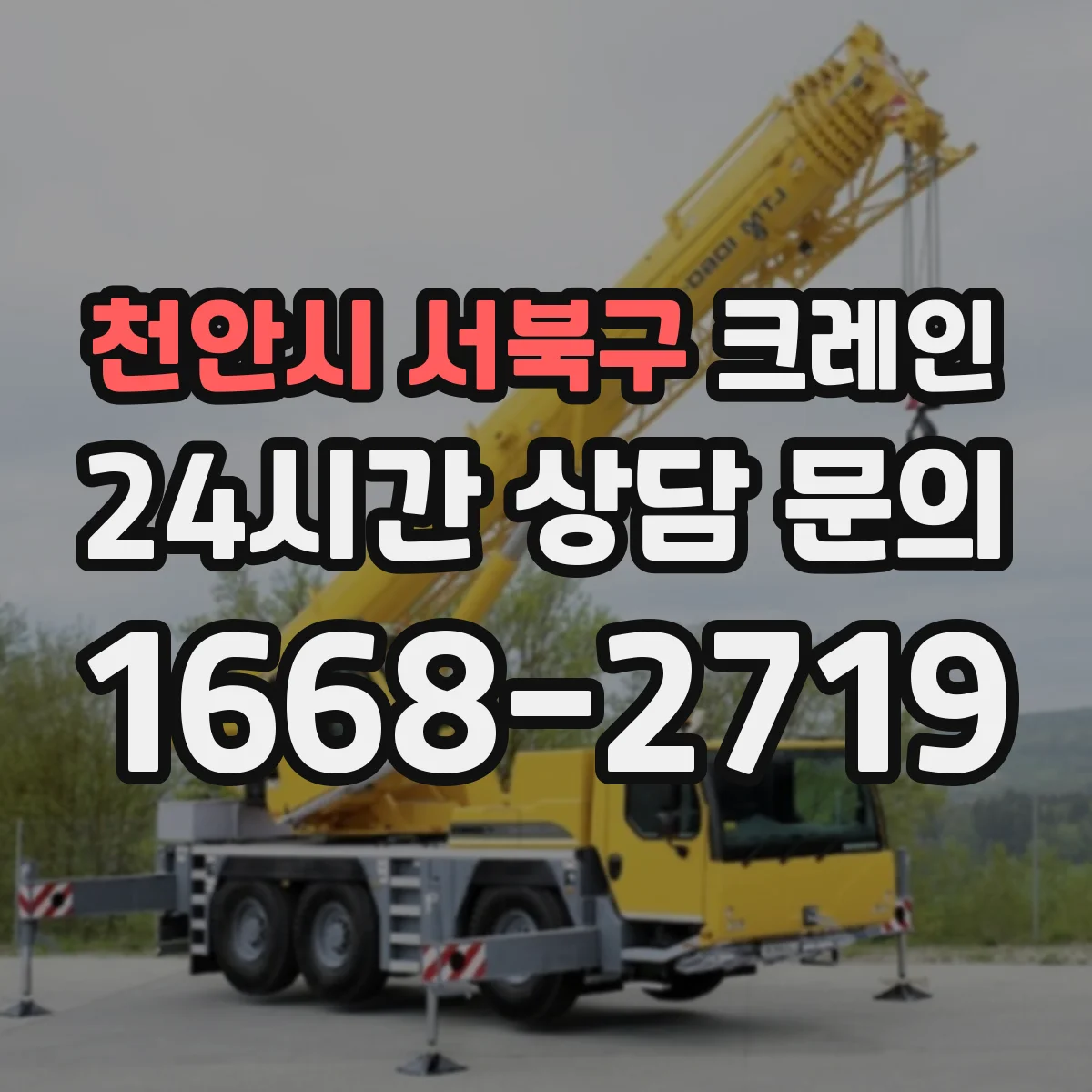 천안시 서북구 크레인