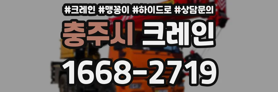 충주시 크레인