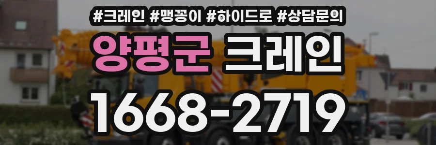 양평군 크레인