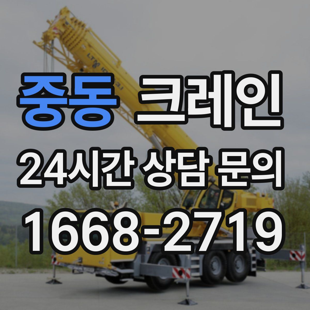 중동 카고 크레인