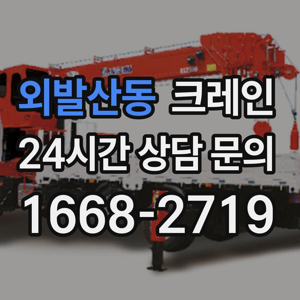 외발산동 카고 크레인