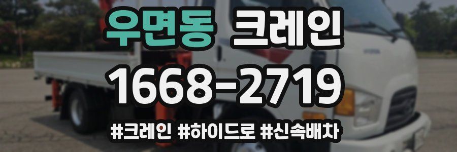 우면동 크레인 작업